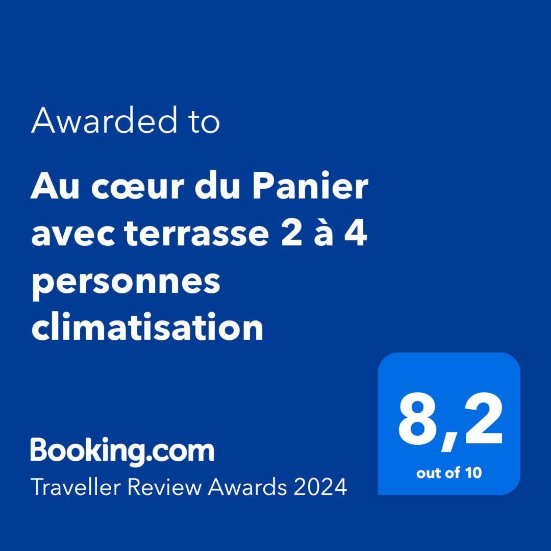 Au Coeur Du Panier Avec Terrasse 2 A 4 Personnes Climatisation Marselha Exterior foto
